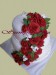 Svatební s rudými růžemi